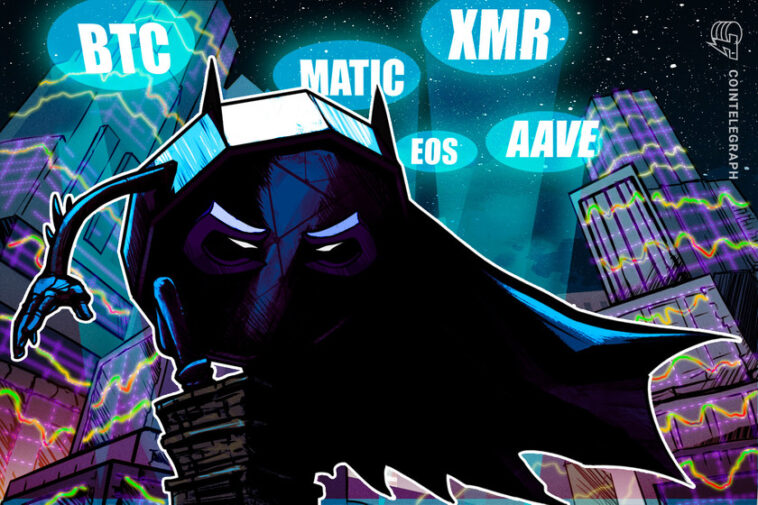 top-5-cryptocurrencies-to-watch-this-week:-btc,-matic,-eos,-xmr,-aave