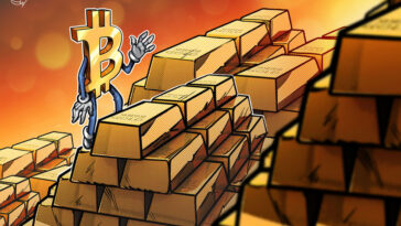 one-bitcoin-now-buys-0.6-kilograms-of-gold-as-10-year-returns-turn-negative