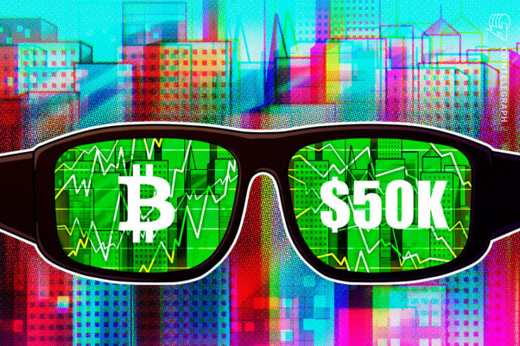 bitcoin-prepares-for-$50k-showdown-as-futures-traders-turn-‘modestly-bearish’-on-btc