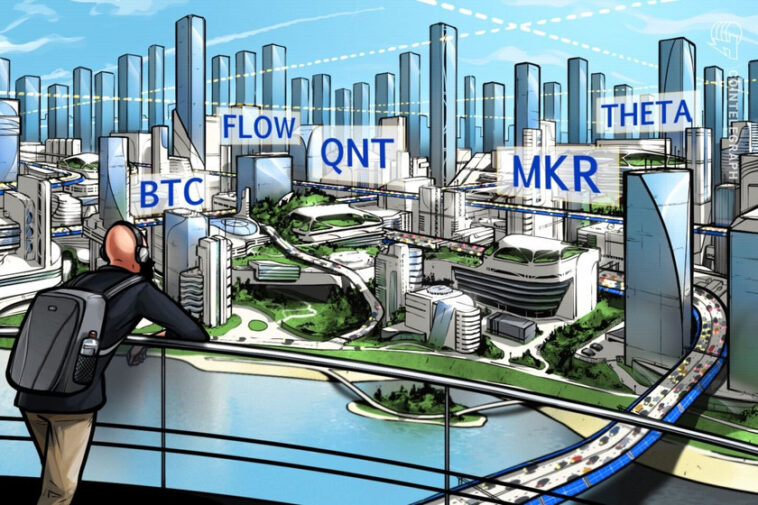 top-5-cryptocurrencies-to-watch-this-week:-btc,-flow,-theta,-qnt,-mkr